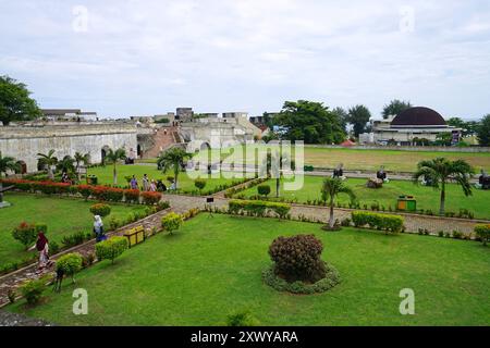 Benteng Marlborough Festung, Bengkulu Stadt, Indonesien Stockfoto