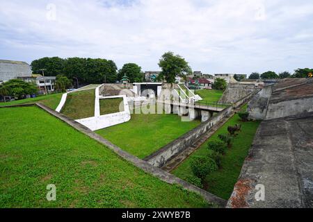 Benteng Fort Marlborough Festung, Bengkulu Stadt, Indonesien Stockfoto