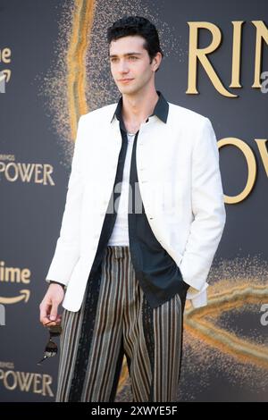 London, Großbritannien. August 2024. Im Bild: Bruce Herbelin-Earle nimmt an der Weltpremiere der zweiten Staffel von The Lord of the Rings: The Rings of Power im BFI Southbank Teil. Quelle: Justin Ng/Alamy Live News Stockfoto