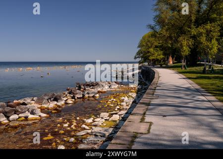 Küste entlang der Ostseeküste bei Visby, Gotland, Schweden Stockfoto