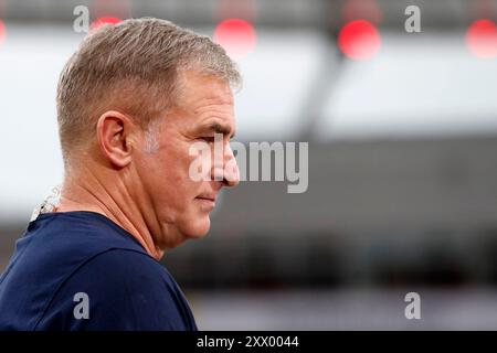 LEVERKUSEN - Stefan Kuntz beim DFL-Super-Cup-Spiel zwischen Bayer 04 Leverkusen und VfB Stuttgart in der BayArena am 17. August 2024 in Leverkusen. ANP | Hollandse Hoogte | BART STOUTJESDIJK Stockfoto