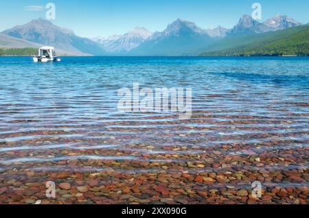 Lake McDonald Glacier Nationalpark Stockfoto