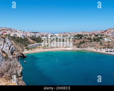 Quemado Beach, Al-Hoceima, Marokko an einem sonnigen Nachmittag 2 Stockfoto