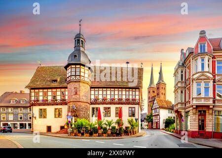 Rathaus von Hoexter, Deutschland Stockfoto