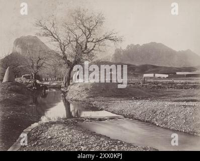 Zweiter Anglo-Afghanischer Krieg. Vintage-Foto von Baba Wali Kotal. Afghanistan. 1878-1880 wurden das Dorf und der Pass von Baba Ali nach dem heiligen Kandahar benannt, dessen Grab sich in der Nähe befand. Stockfoto