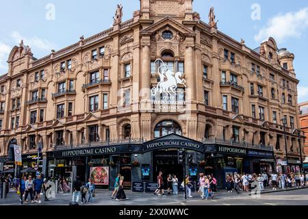 The Hippodrome Casino, Cranbourn Street, Leicester Square, London, Großbritannien Stockfoto