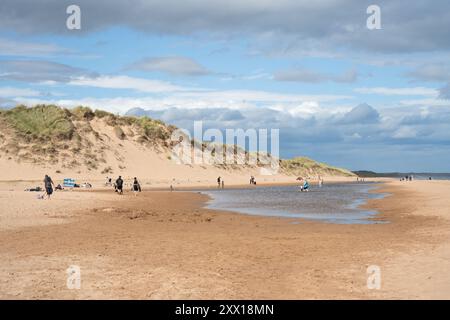 Balmedie Beach, Balmedie Country Park, Aberdeenshire, Schottland, Großbritannien Stockfoto