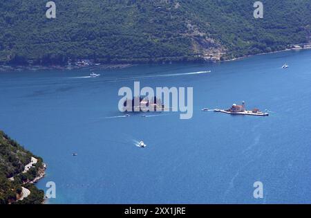 Boka, die Bucht in der Republik Montenegro Stockfoto