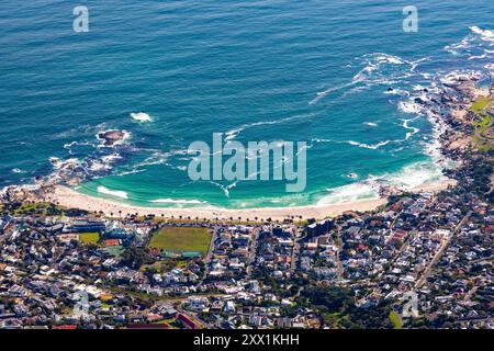 Blick vom Tafelberg, Kapstadt, Westkapprovinz, Südafrika, Afrika Stockfoto