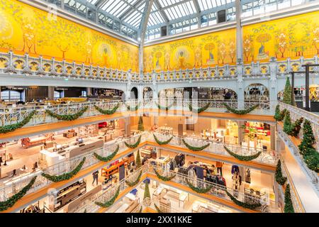 Kaufhaus La Samaritaine in Christmas, Paris, Ile de France, Frankreich, Europa Stockfoto