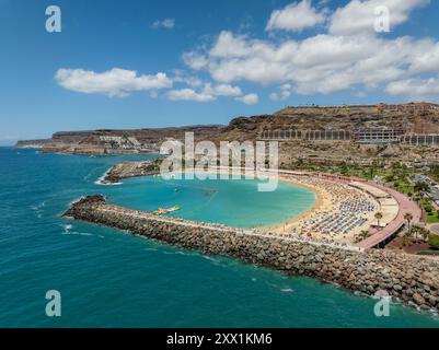 Anfi del Mar, Playa de la Verga, Arguineguin, Gran Canaria, Kanarische Inseln, Spanien, Atlantik, Europa Stockfoto