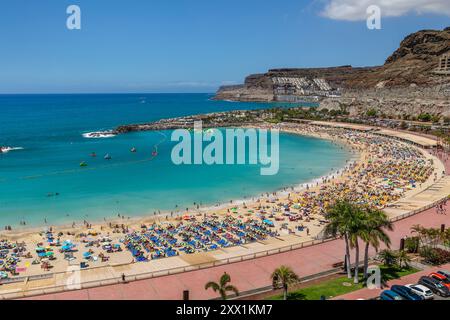 Anfi del Mar, Playa de la Verga, Arguineguin, Gran Canaria, Kanarische Inseln, Spanien, Atlantik, Europa Stockfoto