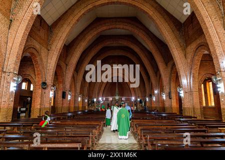 Kathedrale von Kananga, Zentralkasai, Demokratische Republik Kongo, Afrika Stockfoto