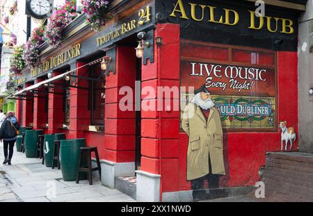 Auld Dubliner Pub, Temple Bar, Dublin, Republik Irland, Europa Stockfoto