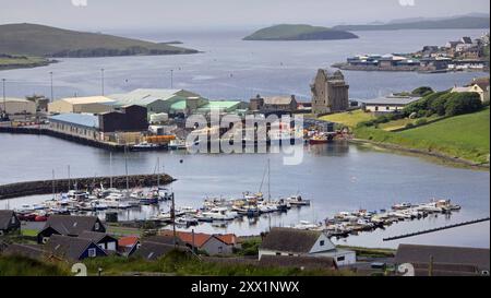 Scalloway Castle, Festland, Shetland, Schottland, Vereinigtes Königreich, Europa Stockfoto