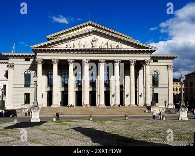 Das Nationaltheater München, Bayern, Deutschland, Europa Stockfoto