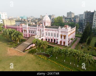 Luftaufnahme von Ahsan Manzil in Dhaka Bangladesch Stockfoto