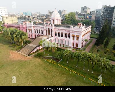 Luftaufnahme von Ahsan Manzil in Dhaka Bangladesch Stockfoto