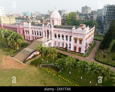 Luftaufnahme von Ahsan Manzil in Dhaka Bangladesch Stockfoto