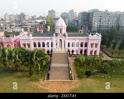 Luftaufnahme von Ahsan Manzil in Dhaka Bangladesch Stockfoto