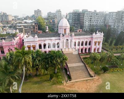 Luftaufnahme von Ahsan Manzil in Dhaka Bangladesch Stockfoto