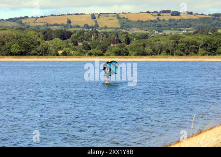 Lisvane & Llanishen Reservoirs, Cardiff, South Wales, Vereinigtes Königreich. Vom August 2024 Stockfoto