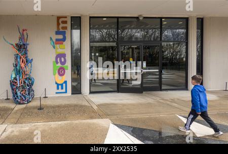 ECO Tarium Wissenschafts- und Naturmuseum in Worcester, MA Stockfoto