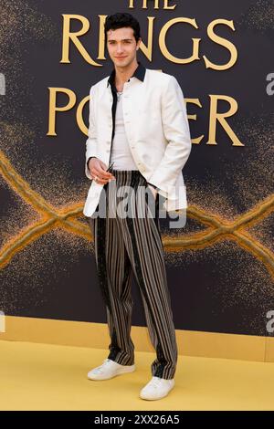 Bruce Herbelin-Earle nimmt an der Premiere der Lord of the Rings: The Rings of Power im BFI Southbank in Waterloo Teil. Stockfoto