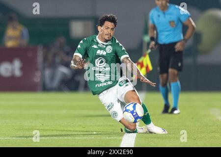 Campinas, Brasilien. August 2024. SP - CAMPINAS - 08/21/2024 - BRASILIANISCHE B 2024, GUARANI x SANTOS - Matheus Bueno Spieler für Guarani während des Spiels gegen Santos im Brinco de Ouro Stadion für die brasilianische B 2024 Meisterschaft. Foto: Diogo Reis/AGIF Credit: AGIF/Alamy Live News Stockfoto