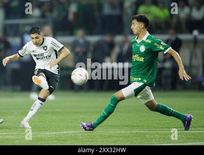 Sao Paulo, Brasilien. August 2024. Fußball - Libertadores Cup - Palmeiras gegen Botafogo - Allianz Parque Stadium. Spieler während der Action The Match Credit: Vilmar Bannach/Alamy Live News Stockfoto