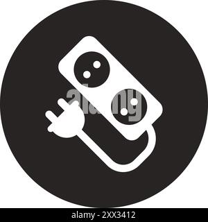 Plug Icon Vektor Illustration Symbol Design Stock Vektor