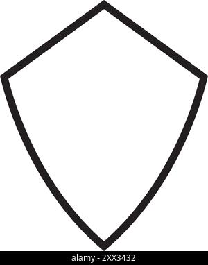 Abschirmvektorsymbol Abbildung Symbol Logo Vorlage Stock Vektor
