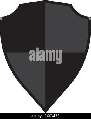 Abschirmvektorsymbol Abbildung Symbol Logo Vorlage Stock Vektor