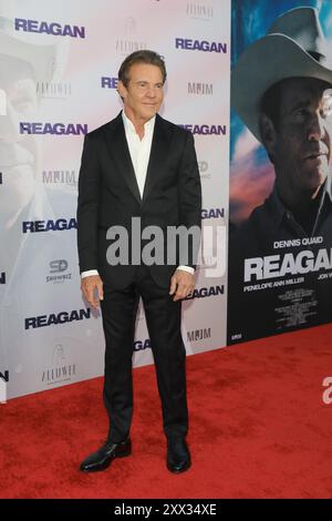 August 2024, Los Angeles, Kalifornien, USA: Dennis Quaid bei der Premiere von Reagan in Los Angeles im TCL Chinese Theatre IMAX (Credit Image: © Nina Prommer/ZUMA Press Wire) NUR REDAKTIONELLE VERWENDUNG! Nicht für kommerzielle ZWECKE! Stockfoto