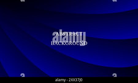 Abstrakter blauer Hintergrund für digitales Design und Geschäftspräsentation Stock Vektor