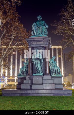 Statue von Ferenc Deak, Budapest, Ungarn Stockfoto