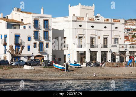 Malerisches mediterranes Dorf Cadaques. Costa Brava, Girona. Spanien Stockfoto