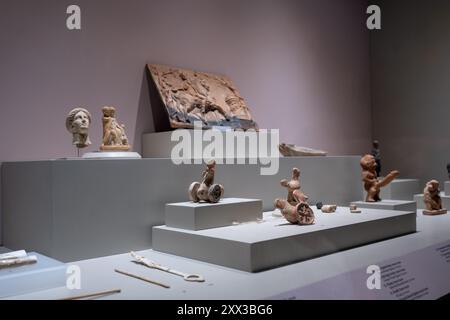 Selcuk, Izmir, Türkei - 5. Juli 2024: Das Archäologische Museum von Ephesus in Selcuk, Izmir, wo das Modell des Artemis-Tempels ausgestellt wird Stockfoto