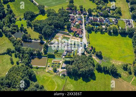 Luftbild, Angelparadies Schoel, Fischfarm Forellenzucht und Angelteiche, Lichtenhagen, Schermbeck, Ruhrgebiet, Nordrhein-Westfalen, Deutschland ACHTUNGxMINDESTHONORARx60xEURO *** Luftblick, Fischparadies Schoel, Fischfarm Forellenfarm und Fischteiche, Lichtenhagen, Schermbeck, Ruhrgebiet, Nordrhein-Westfalen, Deutschland ATTENTIONxMINDESTHONORARx60xEURO Stockfoto