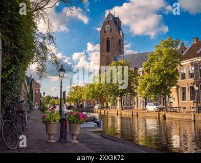 Stadtbild von Oudewater, Provinz Utrecht, Niederlande Stockfoto