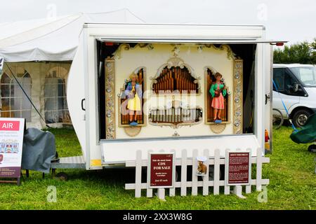 Showground Carousel Pipe Orgel - John Gollop Stockfoto