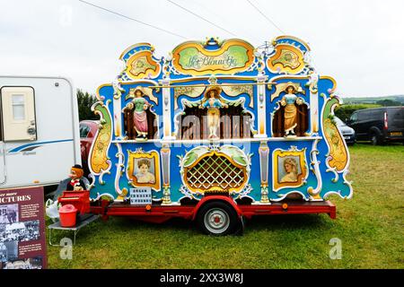 Showground Carousel Pipe Orgel - John Gollop Stockfoto