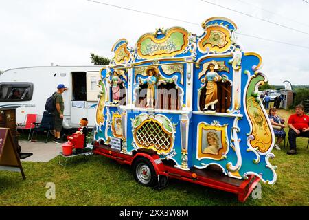 Showground Carousel Pipe Orgel - John Gollop Stockfoto