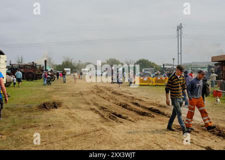 Stithians Showground veranstaltet die West of England Steam Engine Rally - John Gollop Stockfoto