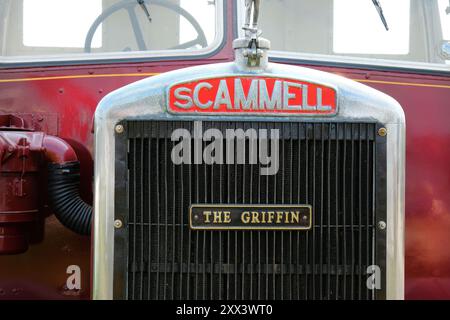 Schwerer Vintage Scammell Abschleppwagen - John Gollop Stockfoto