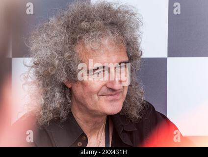 Brian May – englischer Musiker beim Goodwood Festival of Speed 2011. Stockfoto