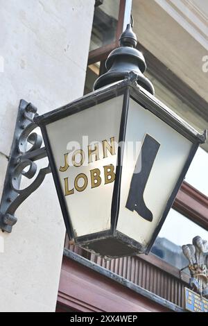 John Lobb Schuhladen, St. James's Street, London Stockfoto