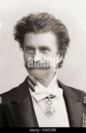 Johann Baptist Strauss II., 1825–1899, auch bekannt als Johann Strauss Jr., österreichischer Komponist und Geiger, 1890, digital herausgegeben Stockfoto