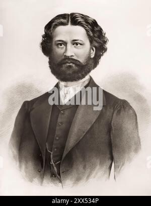 Johann Baptist Strauss II., 1825–1899, österreichischer Komponist und Geiger, 1879, digital herausgegeben Stockfoto