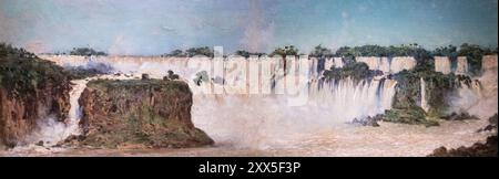 Augusto Ballerini: "La cascada del Iguazu" (1892) Stockfoto